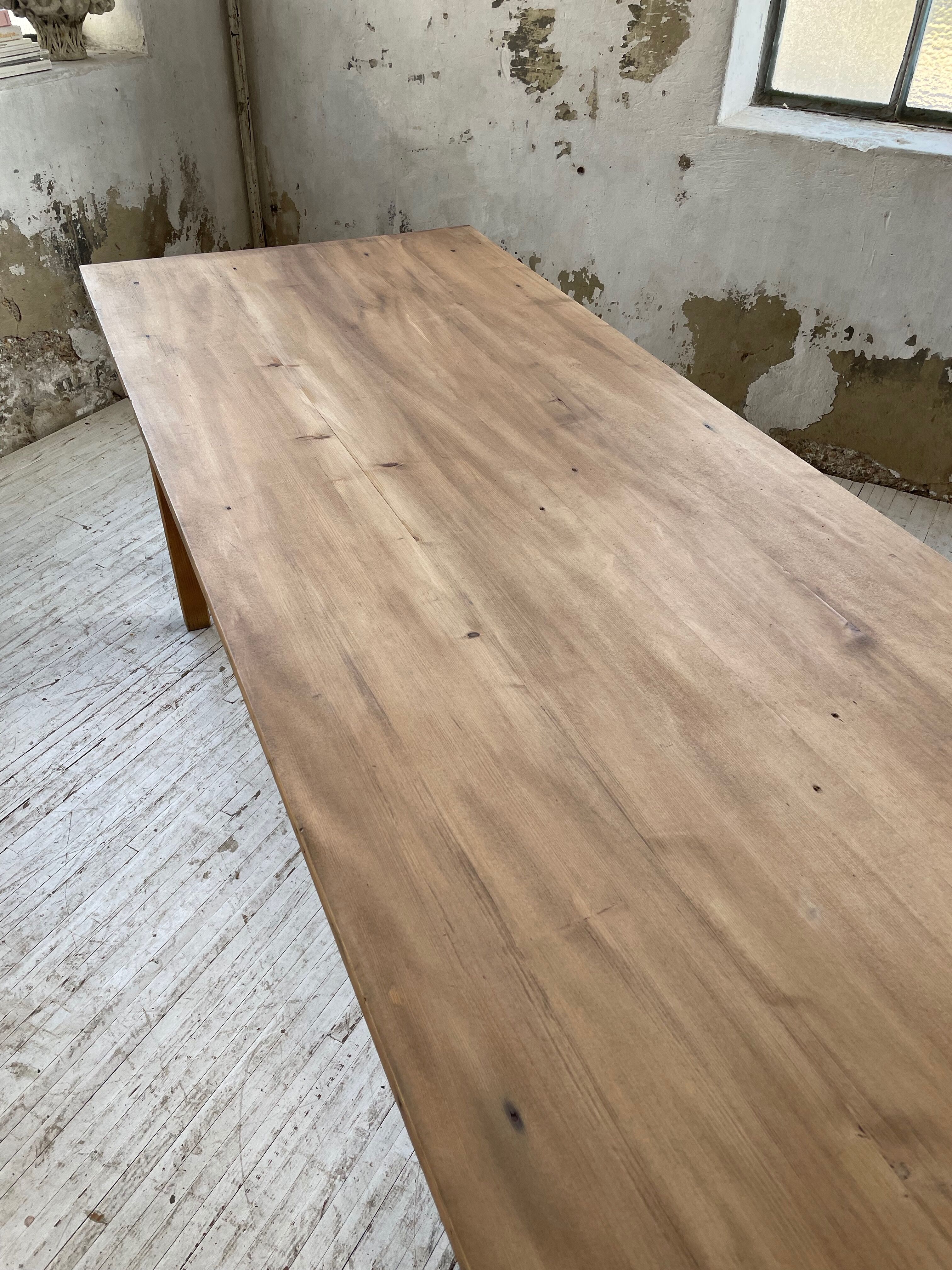 Farmhouse table 2m in pine