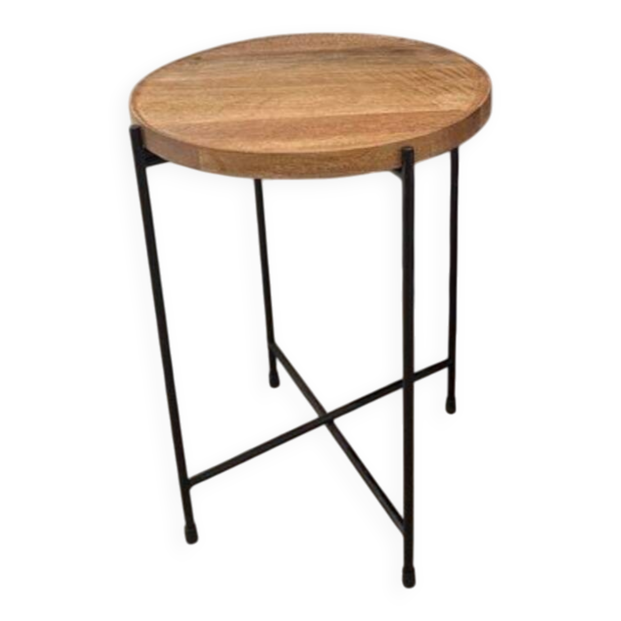 Industrial side table or bedside table.