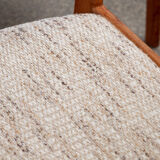 6 danish scandinavian chairs - teak & wool 1960