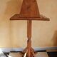 Light wood lectern unit on foot, 4 sides. Eighteenth century