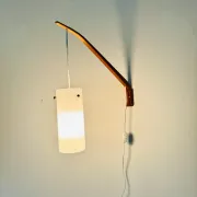 Cylindrical Swing-Arm Wall Lamp By Uno & Östen Kristiansson For Luxus, Sweden, 1960S
