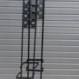 Manade black coat rack with 8 hooks