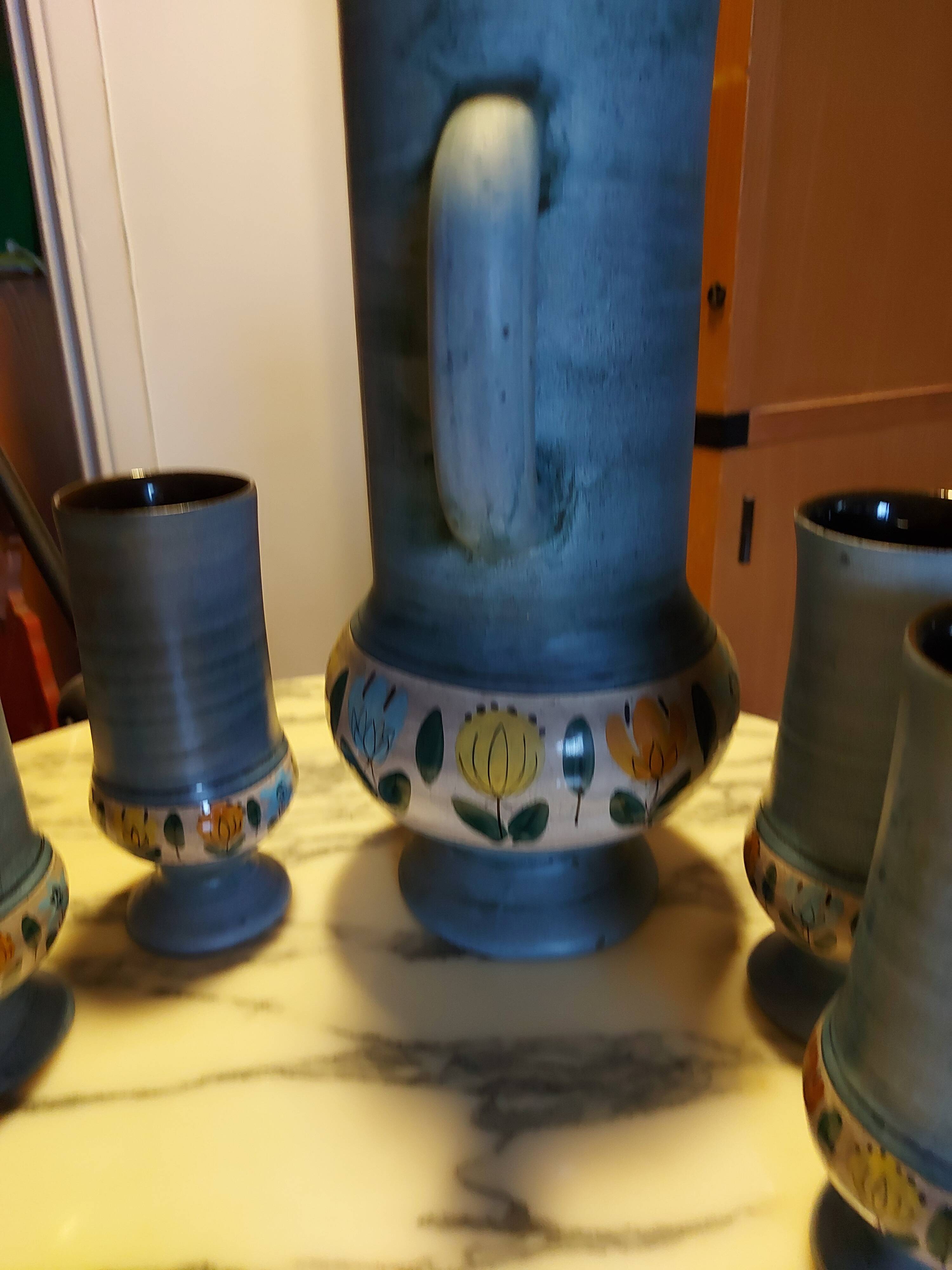 Jean de Lespinasse ceramic orangeade service