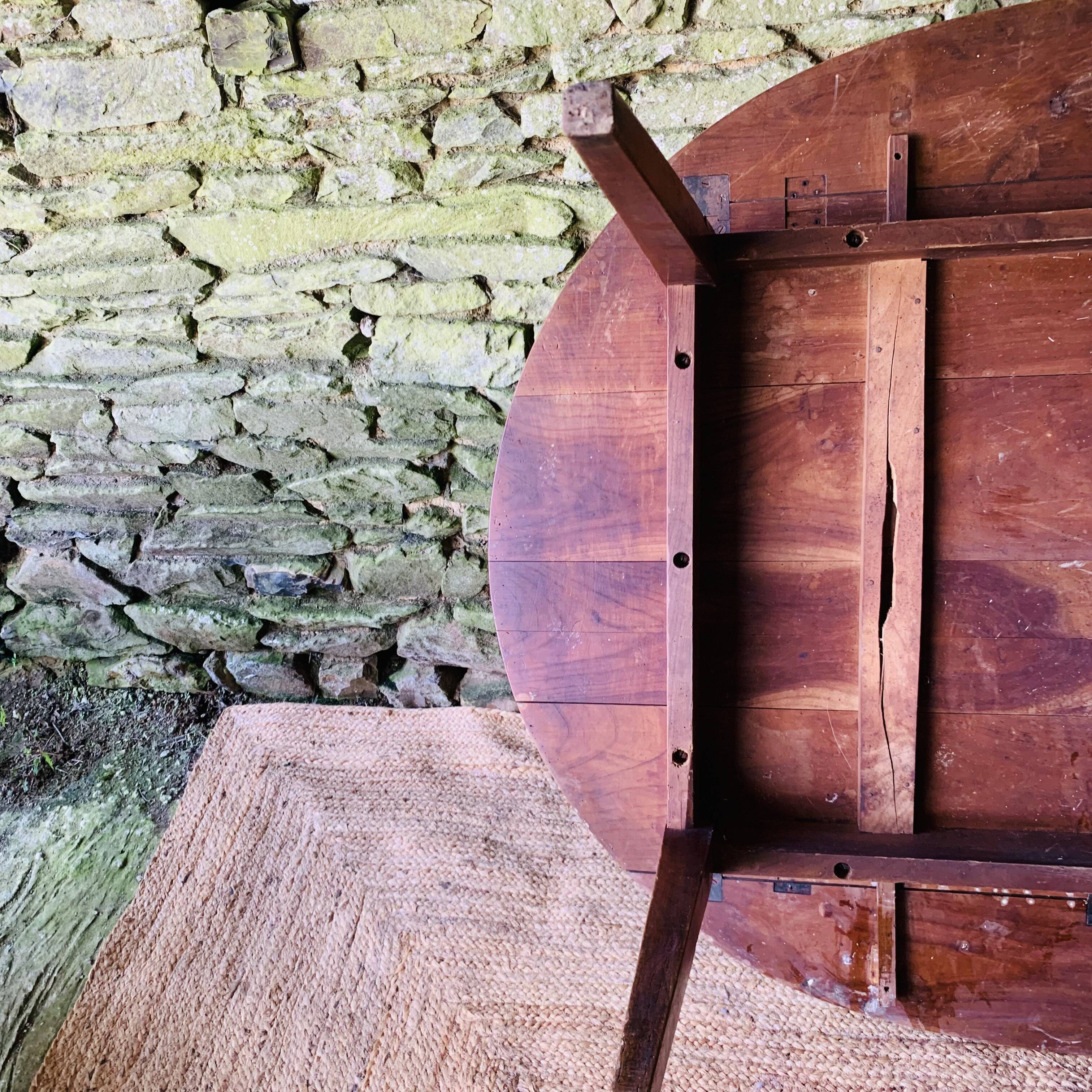 Oval farmhouse table 149cm