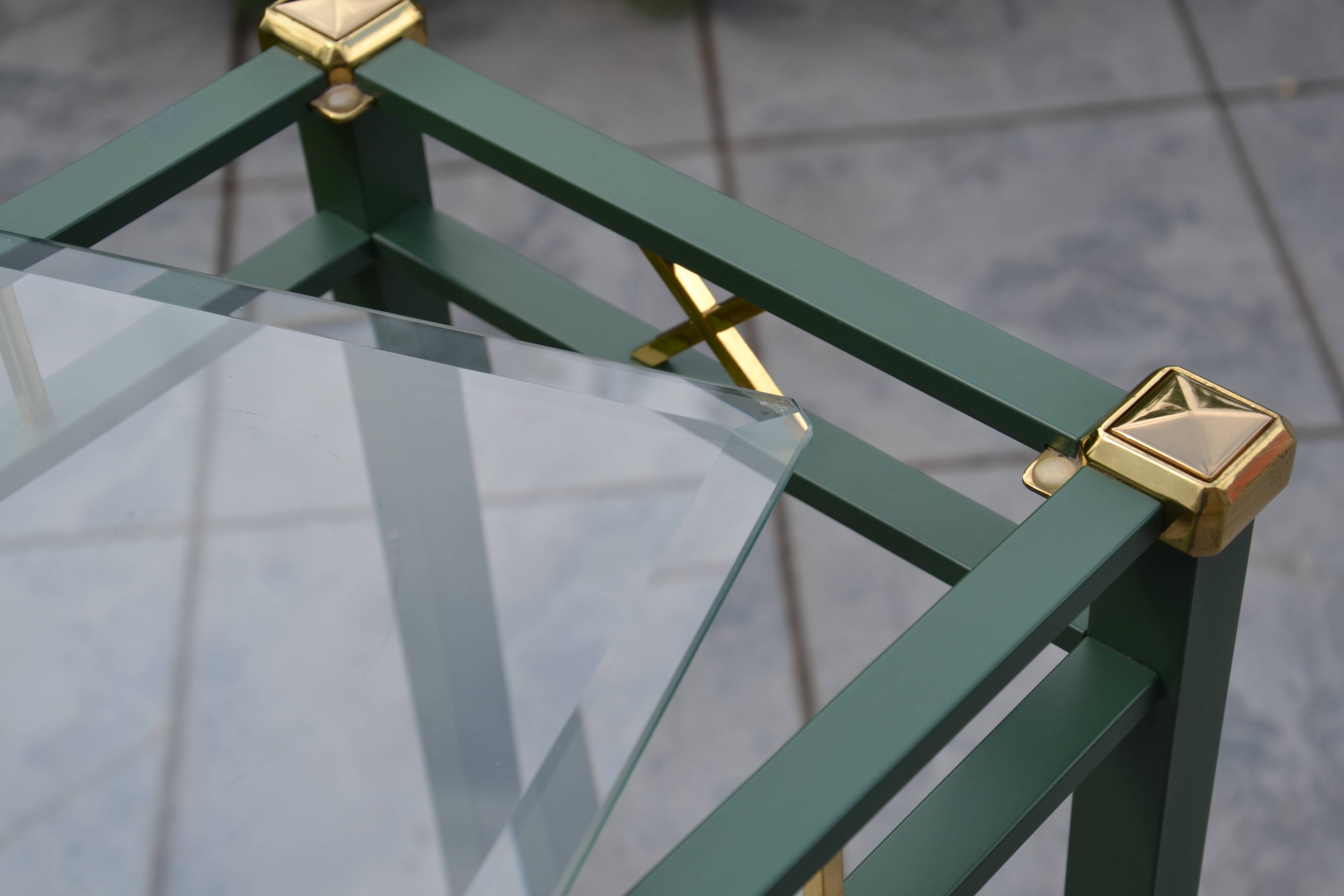 Metal and brass stand Fratelli Orsenigo