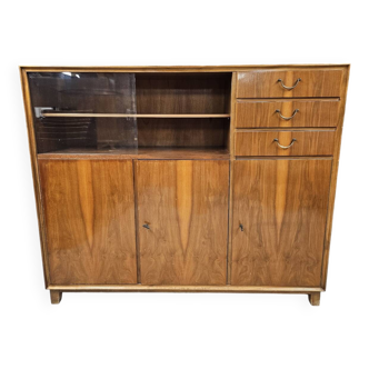 Buffet Art Déco en noyer, 1960