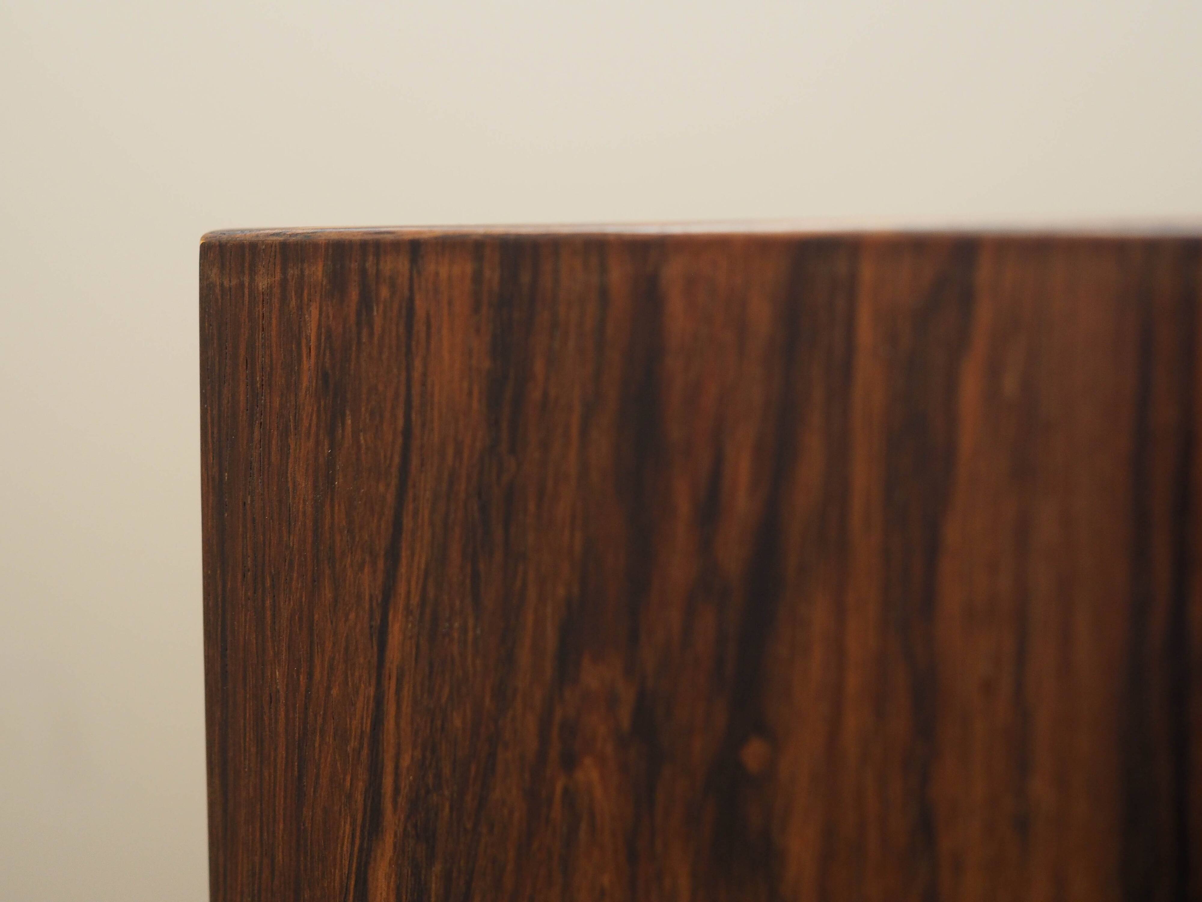Rosewood bookcase, Danish design, 1970s, manufacturer: Hundevad