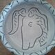 Jacques Innocenti ceramic, stamped circa 1950 , ram decoration