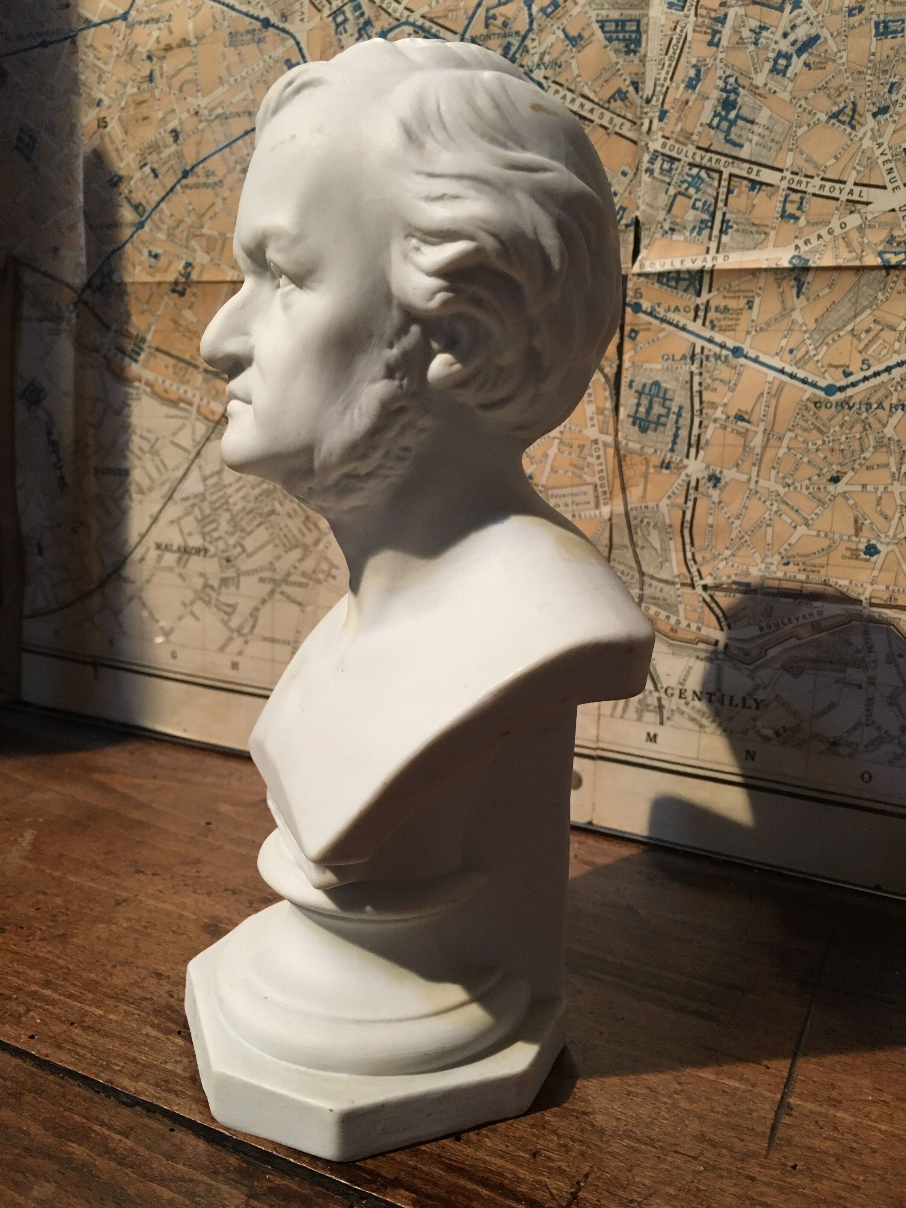 R.Wagner bust in platre