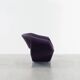 Pierre Paulin Ribbon Lounge Chair and Ottoman in Purple fabric for Artifort