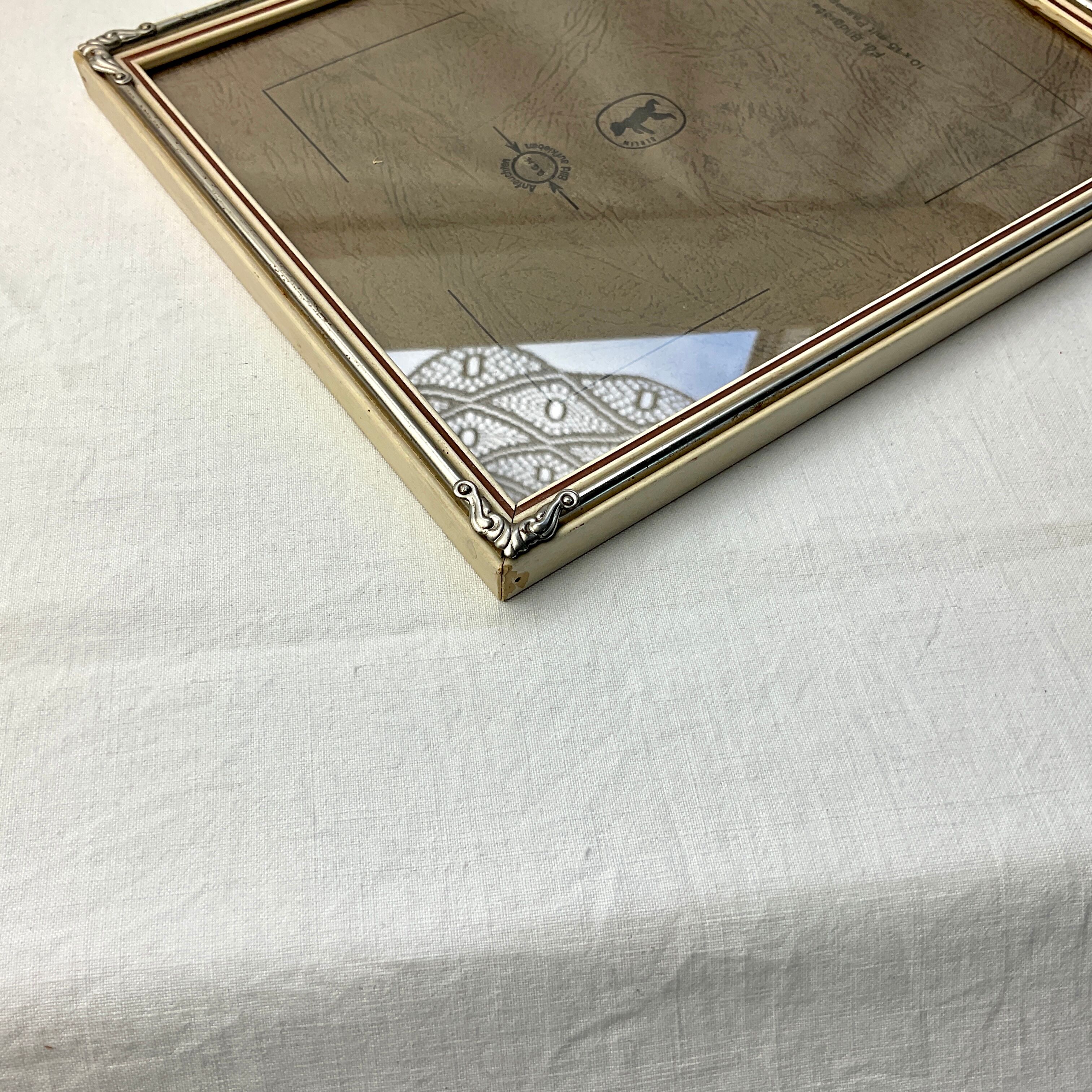 Old wooden and metal frame