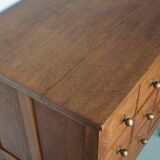 Dutch Oak Apothecary / Filing Cabinet, 1930s
