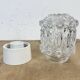 Vintage White Porcelain Ceiling Light, 1970s