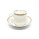 Lot of eight coffee cups and under cups
