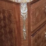Louis XV - Louis XVI Transition style marquetry chest of drawers