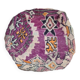 Pouf berbère bohemian fait main 60 X 60 X 25 CM