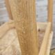 4 straw chairs in the vintage Charlotte Perriand 1970 style