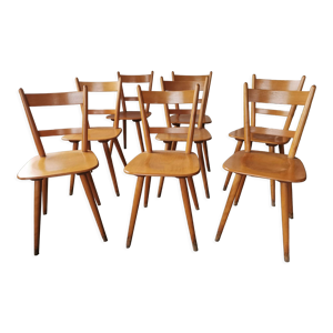 set de 8 chaises bistrot