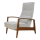 Mid-century armchair with folding footrest, 1960s