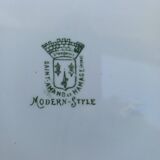 Plat ovale  Saint Amand et Hamage "modern style"