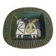 Plat vide-poche Harlekin – Lisa Larson pour Gustavsberg, années 1960