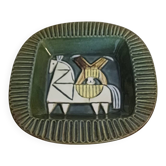 Harlequin empty pocket dish – Lisa Larson for Gustavsberg, 1960s