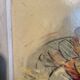 Old painting, horse scene, signed F Castellan, early 20th century