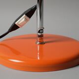 Vintage 1970s Belid MCM Orange Desk Lamp.