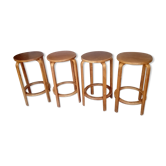 4 scandinavian  stools