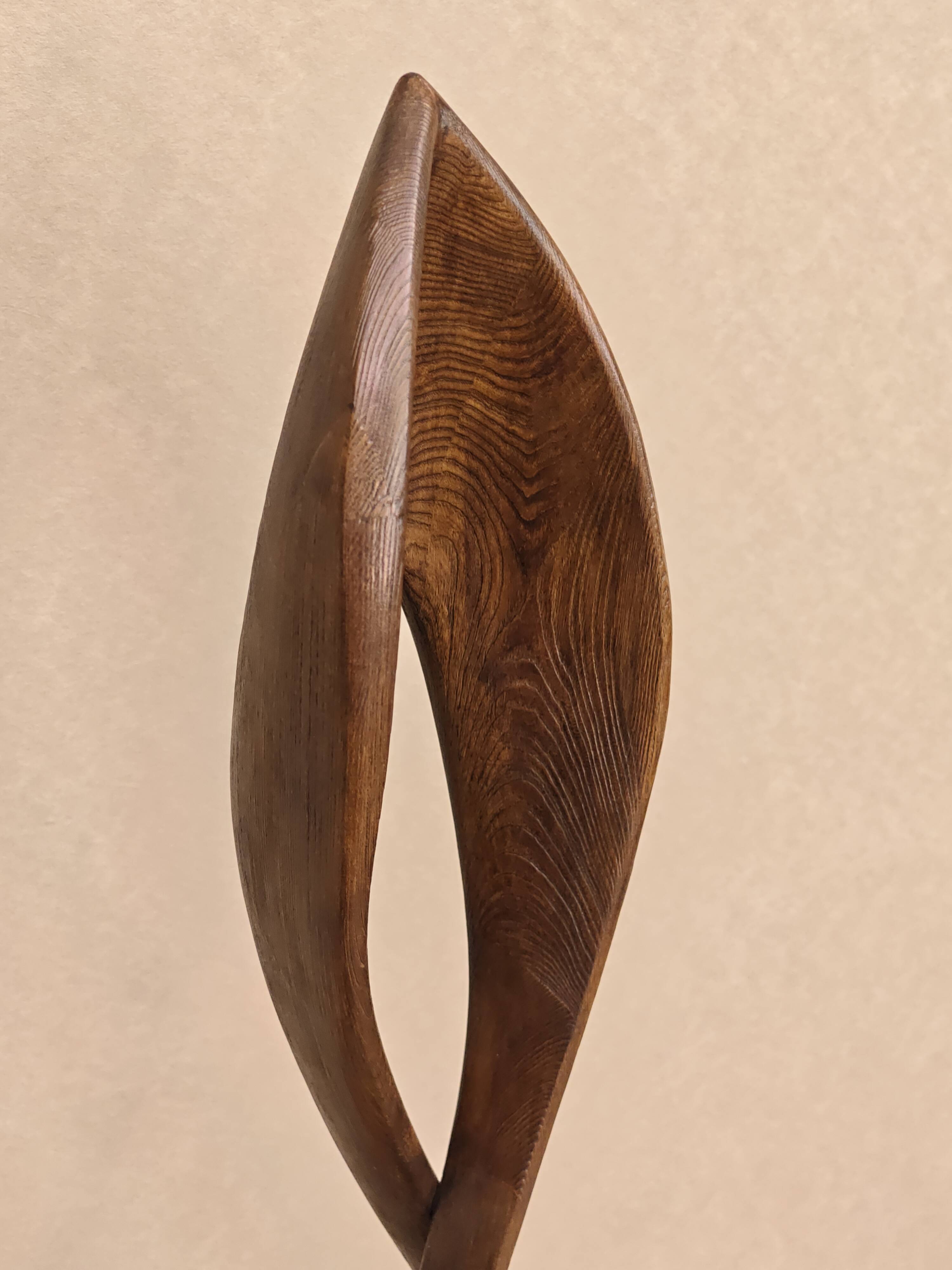 Abstract Wooden Standing Sculpture Floor Lamp by Flowlight Design Inifinity