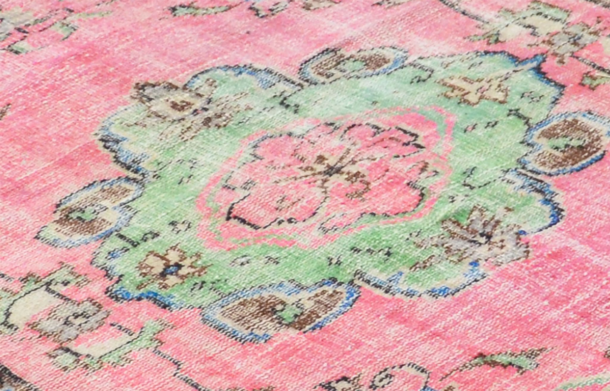Anatolian handmade vintage rug 257 cm x 151 cm