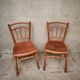 Pair of Baumann bistro chairs