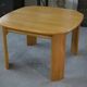 Solid elm table in the style of Maison Regain, 1970s