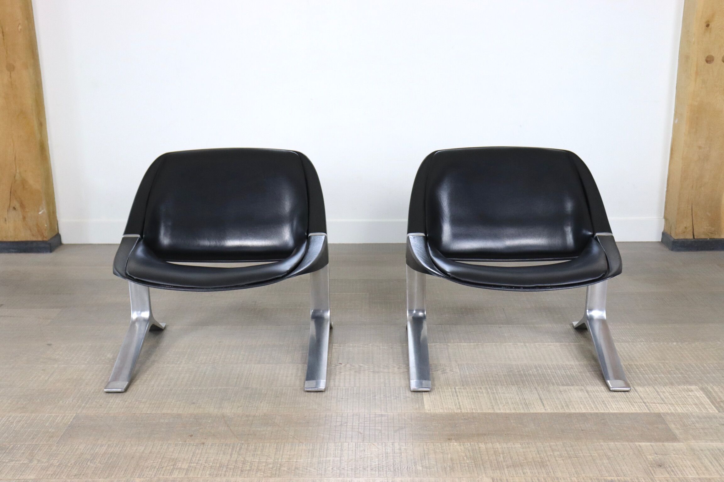 Pair of Knut Hesterberg lounge chairs, Germany 1971