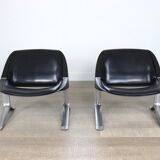 Pair of Knut Hesterberg lounge chairs, Germany 1971