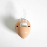 Beautiful Mid Century Modern glass ceramic wall lamp by Wagenfeld