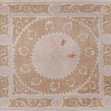 Hand knotted rug, vintage turkish rug 148x167 cm