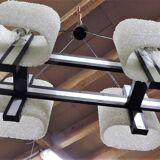 Vintage suspension with 6 arms of light