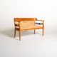 Jugend style birch sofa, Sweden, 1910s
