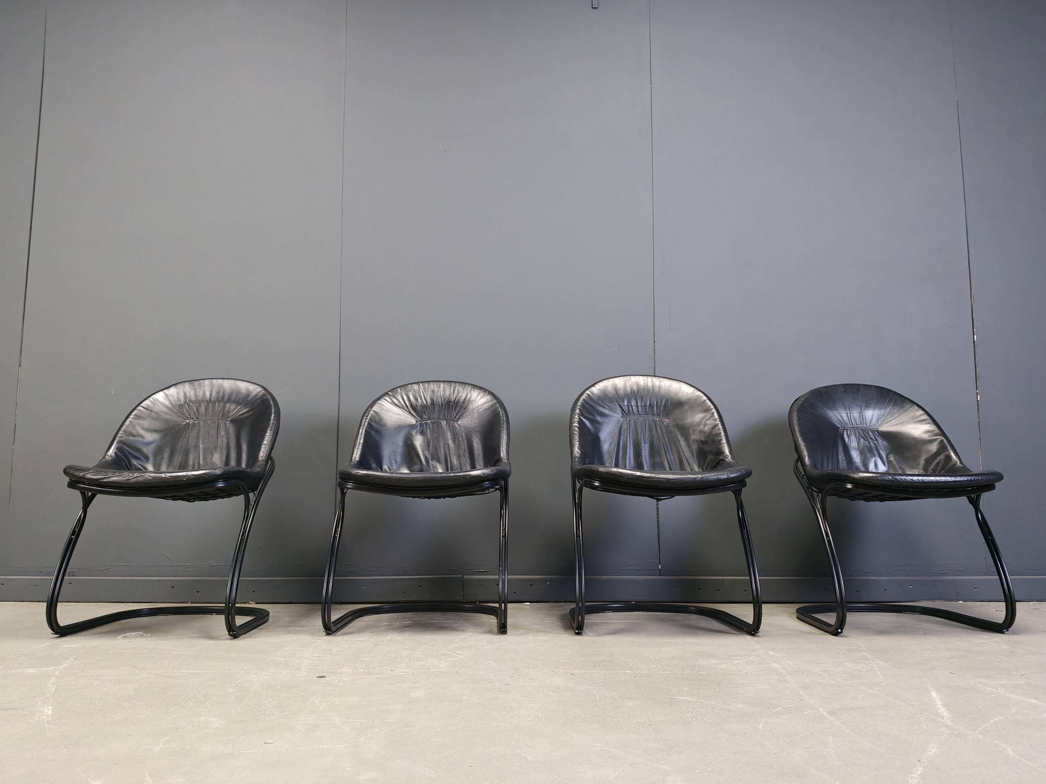Gastone Rinaldi 'Pascale' dining chairs, 1970s - set of 4