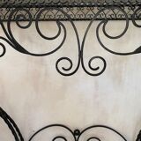 Wrought iron console