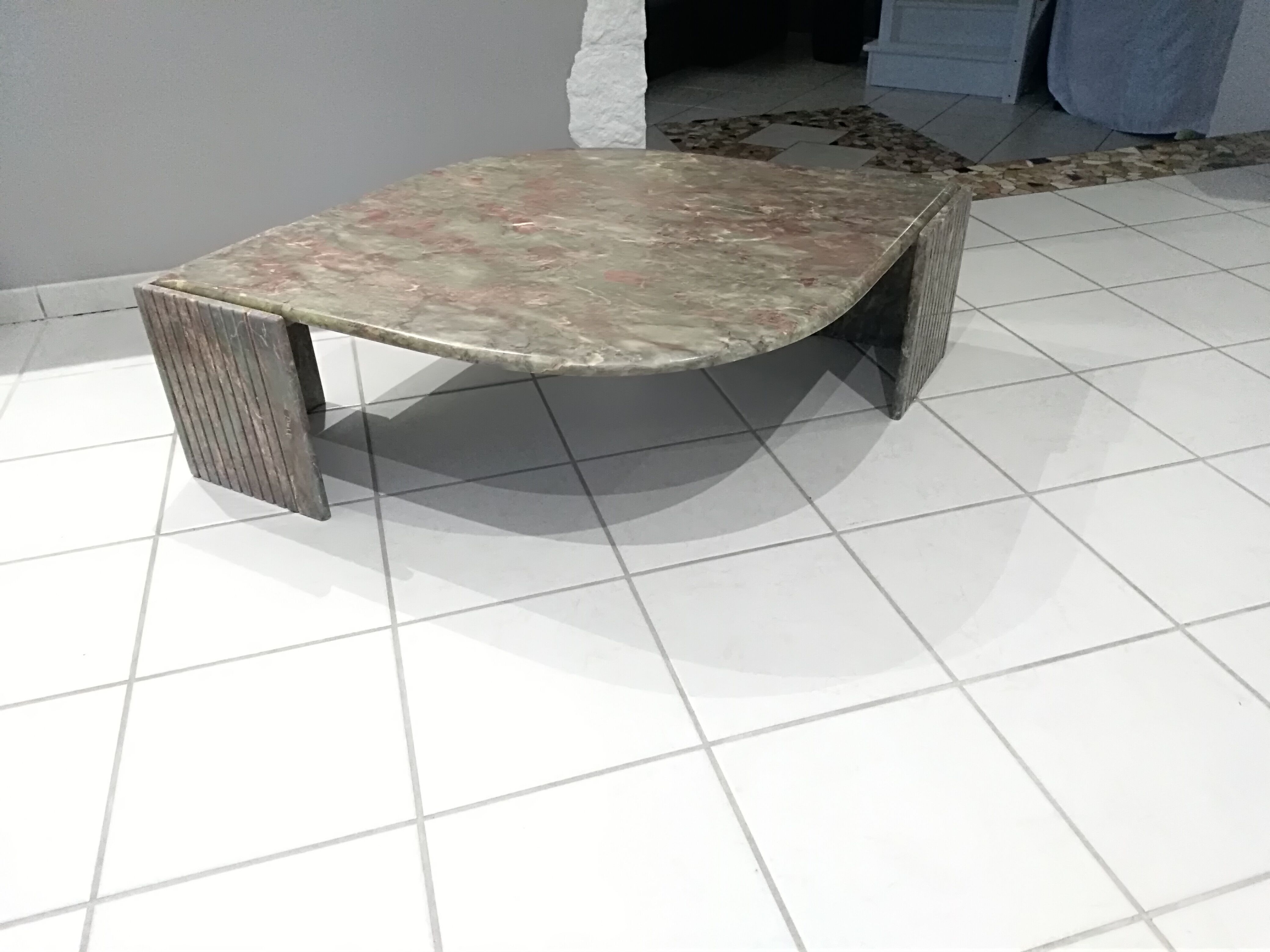 Roche Bobois marble coffee table, 1970