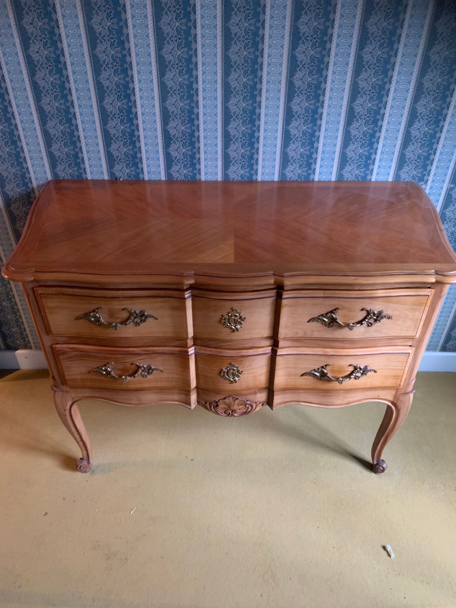 chest of drawers of transition style twentieth century