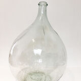 Grande demijohn transparente 1950