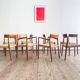 Chaises danoises en teck Mid-Century par Niels O. Møller # 77 & 57 Set de 8