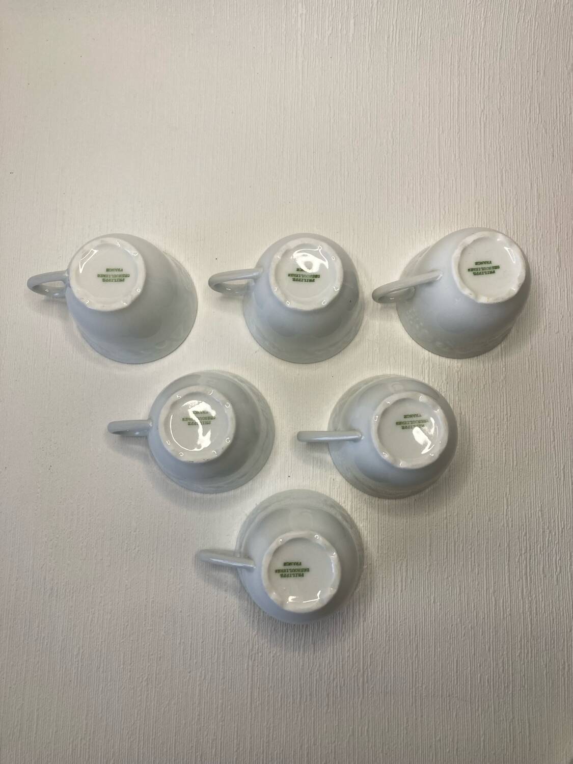 Philippe Deshoulières California Coffee Cups and Saucers