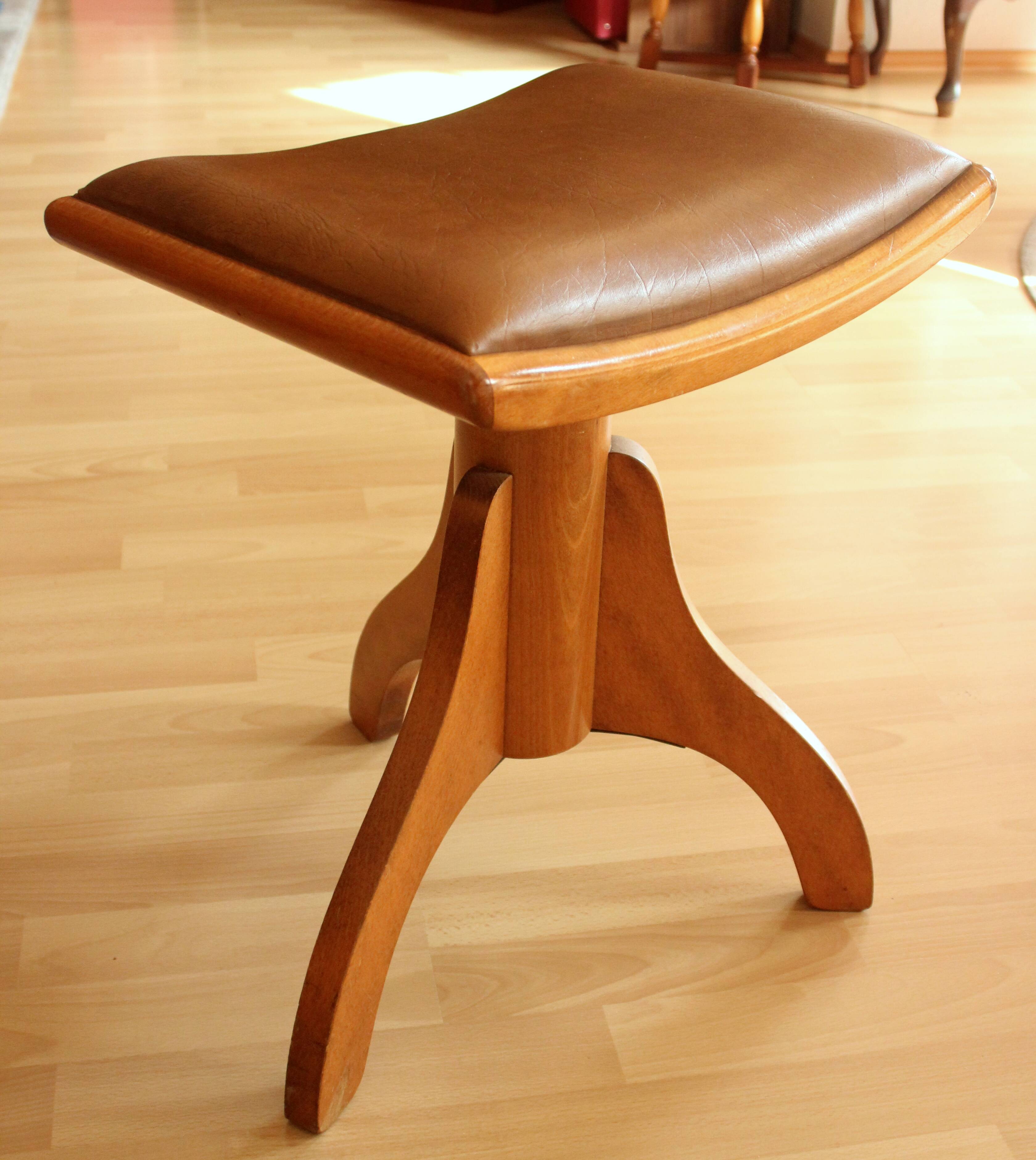 Mid Century piano stool from the 70s - Vintage