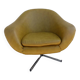 Vintage swivel armchair from the 70s in imitation leather