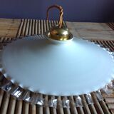 White opaline hanging lamp