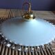 Suspension en opaline blanche